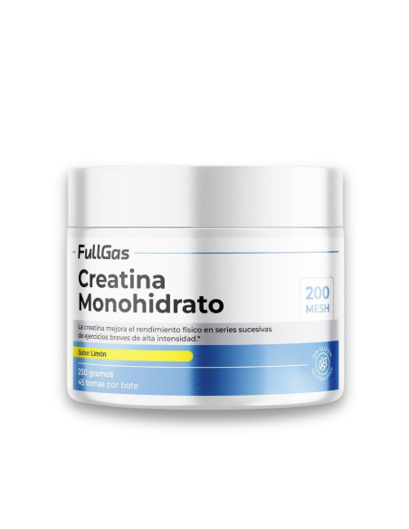 Creatine Monohydrate 200 poudre de maille - Citron - 250g