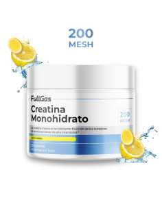 Creatina Monohidrato 200 Mesh en polvo - Limón - 250g 2