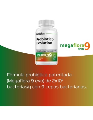 Megaflora (Probiótico) | 2B UFC con 90% de supervivencia bacteriana
