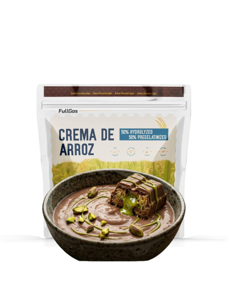 Crème de riz (hydrolysée-Pregélatinisée) - Dubaï Chocolate - 1kg