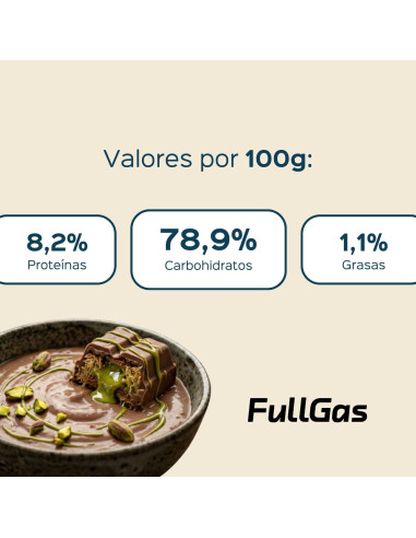 Crema de Arroz (Hidrolizada-Pregelatinizada) - Dubai chocolate - 1kg