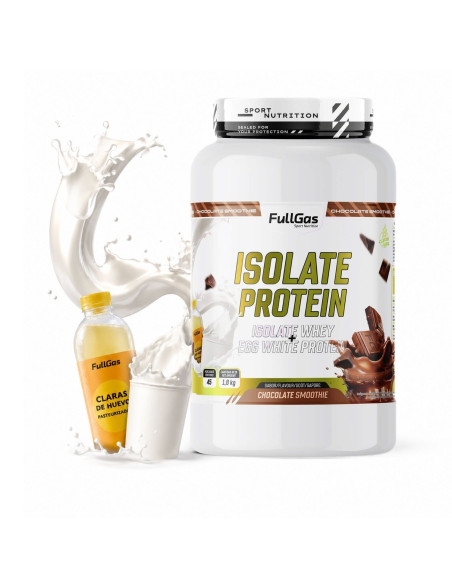 Aislado Suero + Proteína Clara Huevo - Chocolate Smoothie - 1,8 kg