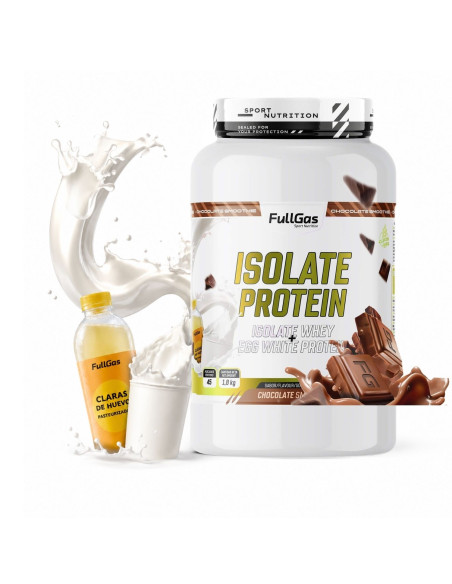 Aislado Suero + Proteína Clara Huevo - Chocolate Smoothie - 1,8 kg