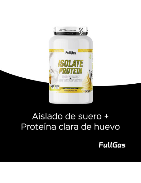 Aislado Suero + Proteína Clara Huevo - Vanilla Smoothie - 1,8 kg
