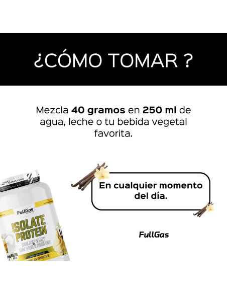 Aislado Suero + Proteína Clara Huevo - Vanilla Smoothie - 1,8 kg