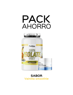 Pack Isolate Whey 900g (Vainilla smoothie) + Creatina Monohidrato 250g