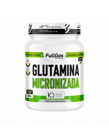 Glutamina micronizada (Kyowa®) en polvo - Neutro - 500g