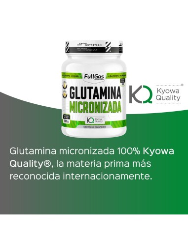 Poudre de glutamine micronisée (Kyowa®) - Neutre - 500g