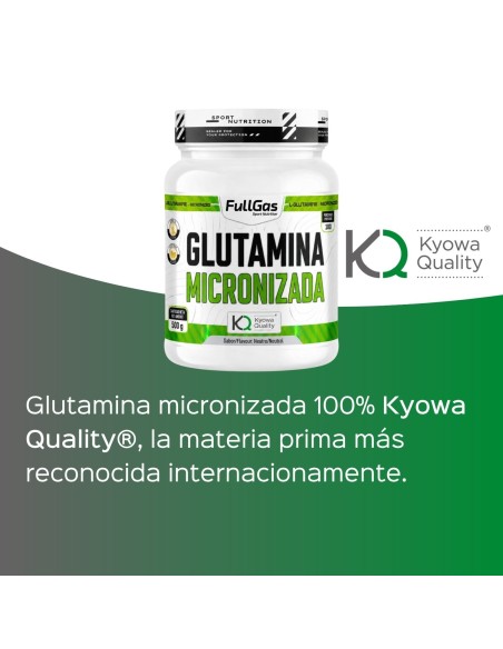 Poudre de glutamine micronisée (Kyowa®) - Neutre - 500g