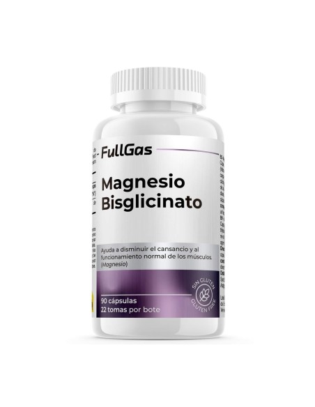 Magnesio Bisglicinato - cuenta con una mejor absorción respecto a otros suplementos que contienen el mineral