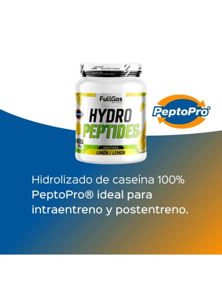 PEPTIDES HYDRO (PEPTOPRO® CASEIN HYDROLIZADA) - Limón - 250g