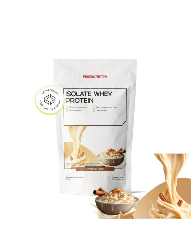 100% Isoler de lactosérum (isolé) - Riz avec lait - 454g