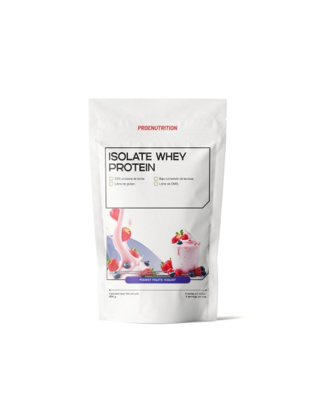 100% Isolate Whey (Aislado) - Yogur Frutas del Bosque - 454g