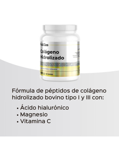 Colágeno Hidrolizado enriquecido - Neutro - 400g